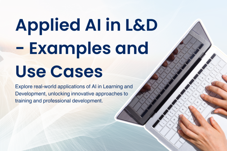 Applied AI in L&D – Examples and Use Cases